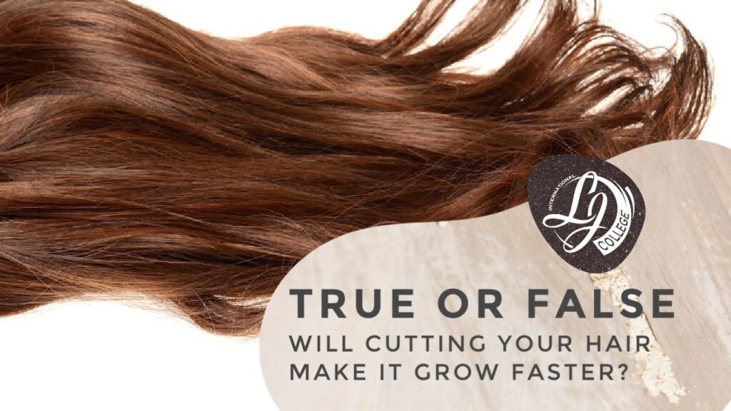 True or False: Cutting your hair makes it grow faster?