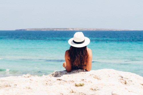 Girl on beach